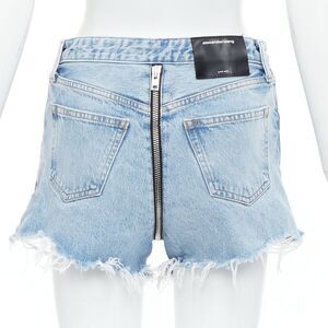 Alexander Wang Bite Zip Denim Hot Pants